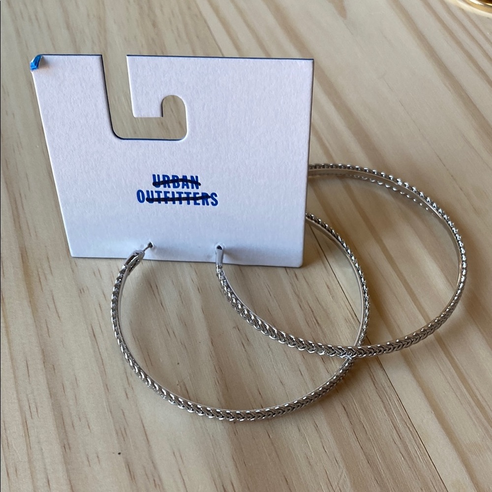 Urban Outfitters Silver Hoop Earrings